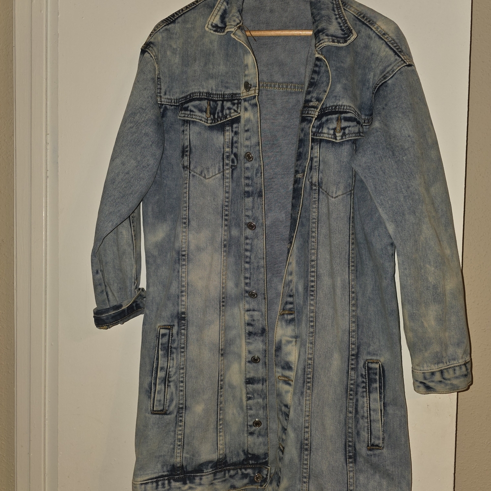 Denim Longline Jacket